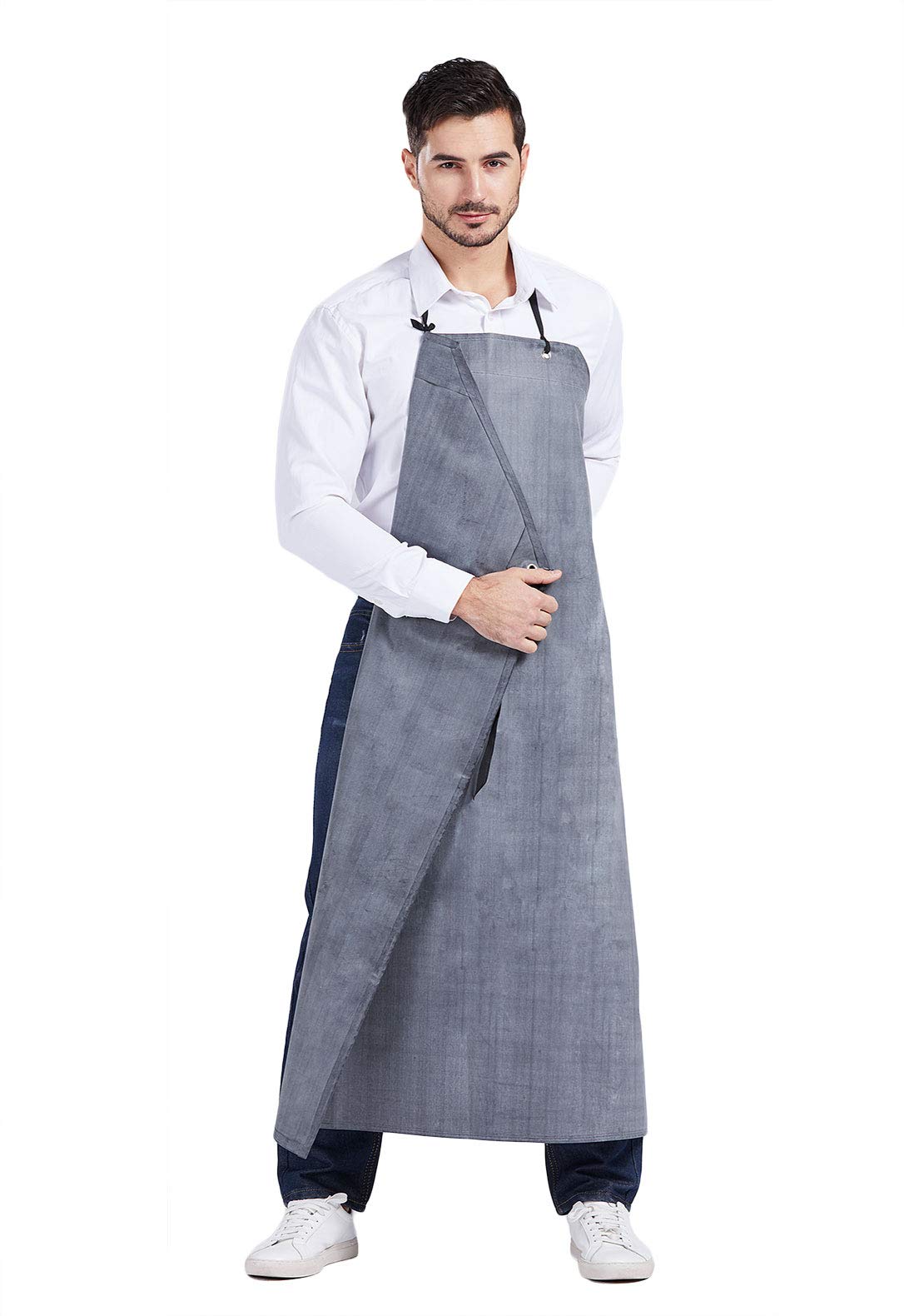 Amazon.co.jp: [Nanxson] エプロンゴム ロング 前掛け 作業服